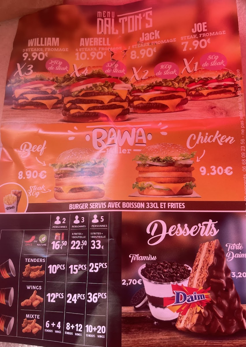 Menu Le Bawa Marseille-5